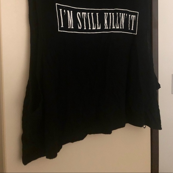 Papaya Loose Fitting Cropped Tank Top - Picture 2 of 4